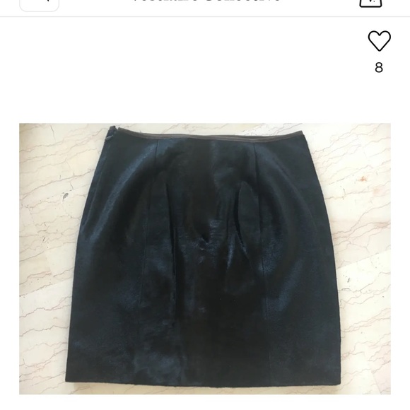 Ralph Lauren mini fur skirt-made in ITALY - Picture 2 of 11